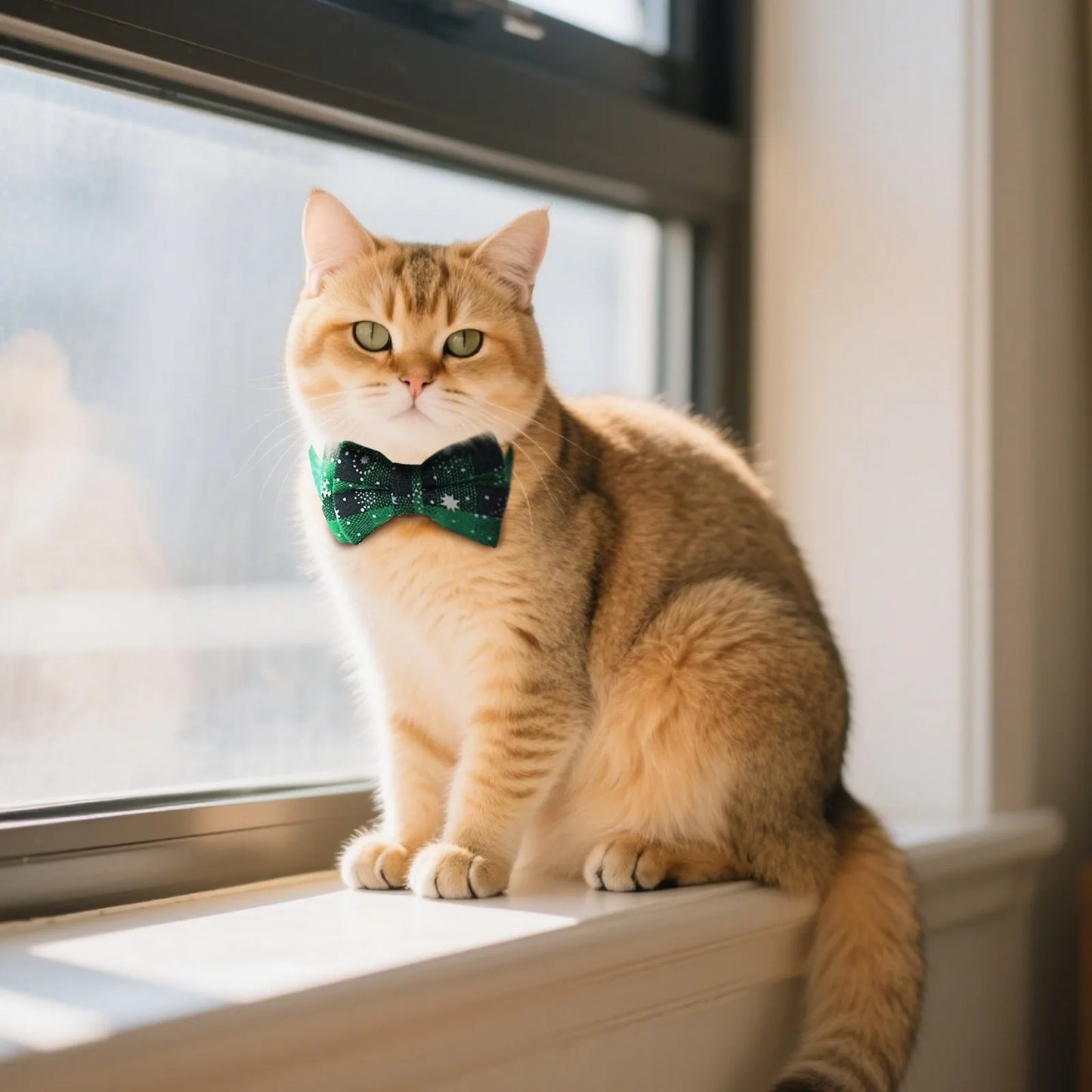 New Pet Collar With Bow Tie Adjustable Pet Dogs Cats Puppy Necklace Cute Pet Supplies Animal Costume Accessories