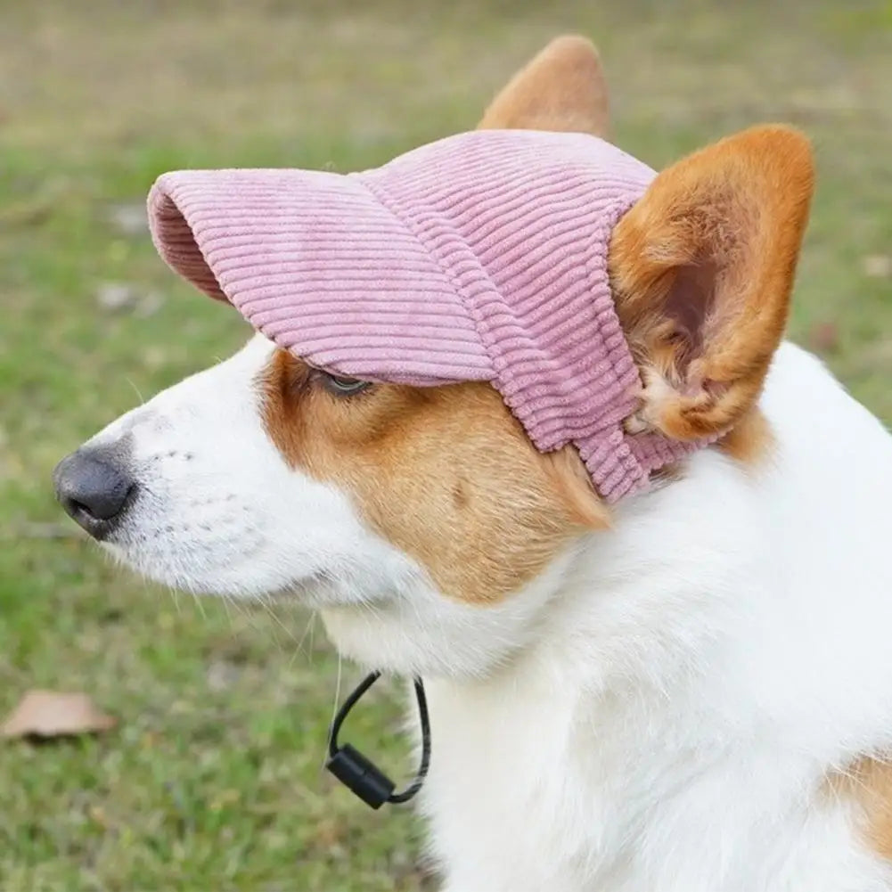 Dog Baseball Cap Pet Dog Hat Breathable For Small Medium Dogs Ear Holes Adjustable Dog Hat Pet Accessories