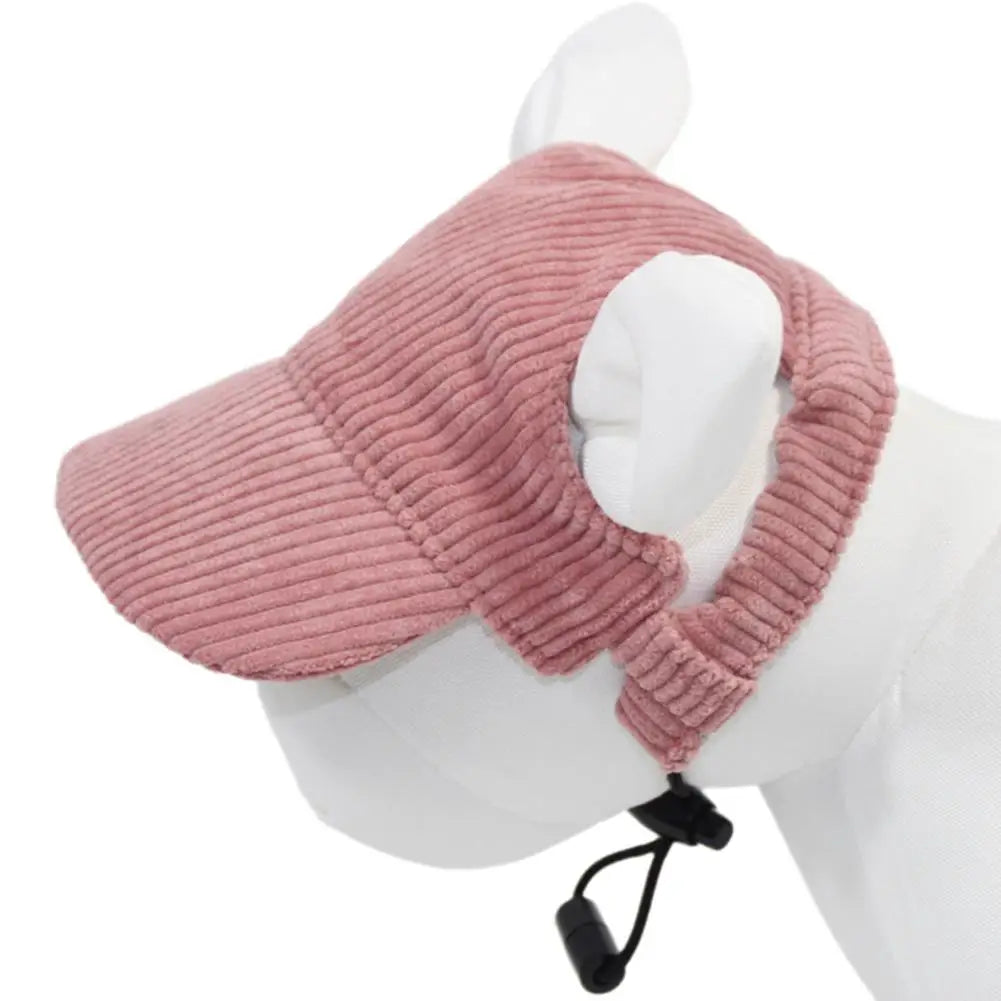 Dog Baseball Cap Pet Dog Hat Breathable For Small Medium Dogs Ear Holes Adjustable Dog Hat Pet Accessories