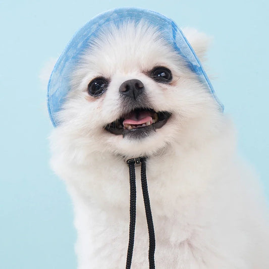 Dog Hat Fashion Adjustable Pet Bucket Hats with Ear Holes Summer Outdoor Round Brim Sun Hat for Samll Dogs Cats Pet Supplies