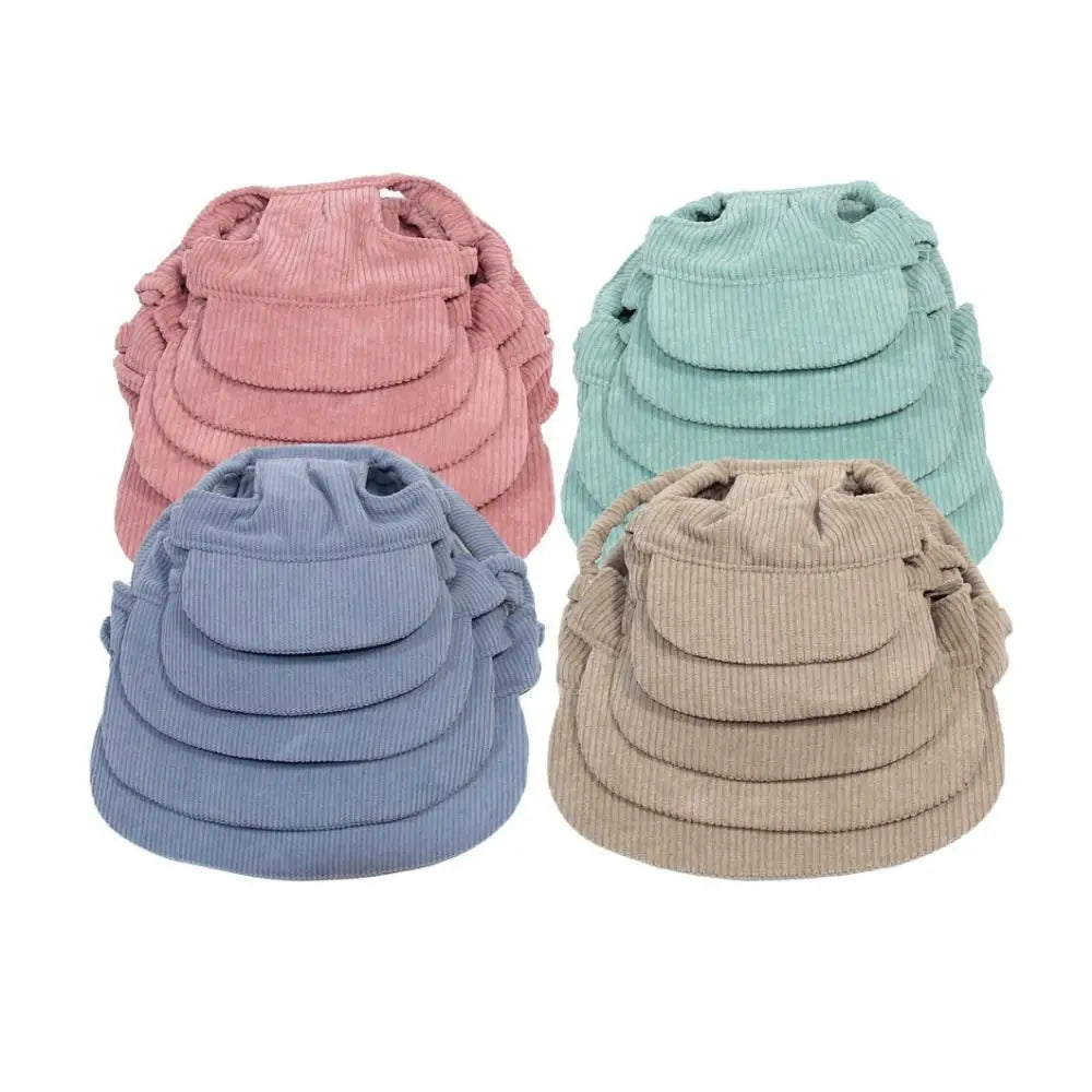 Pet Accessories Adjustable Dog Baseball Cap Soft with Ear Holes Pet Sun Hat Breathable Dog Parent-Child Hat For Dogs Cats