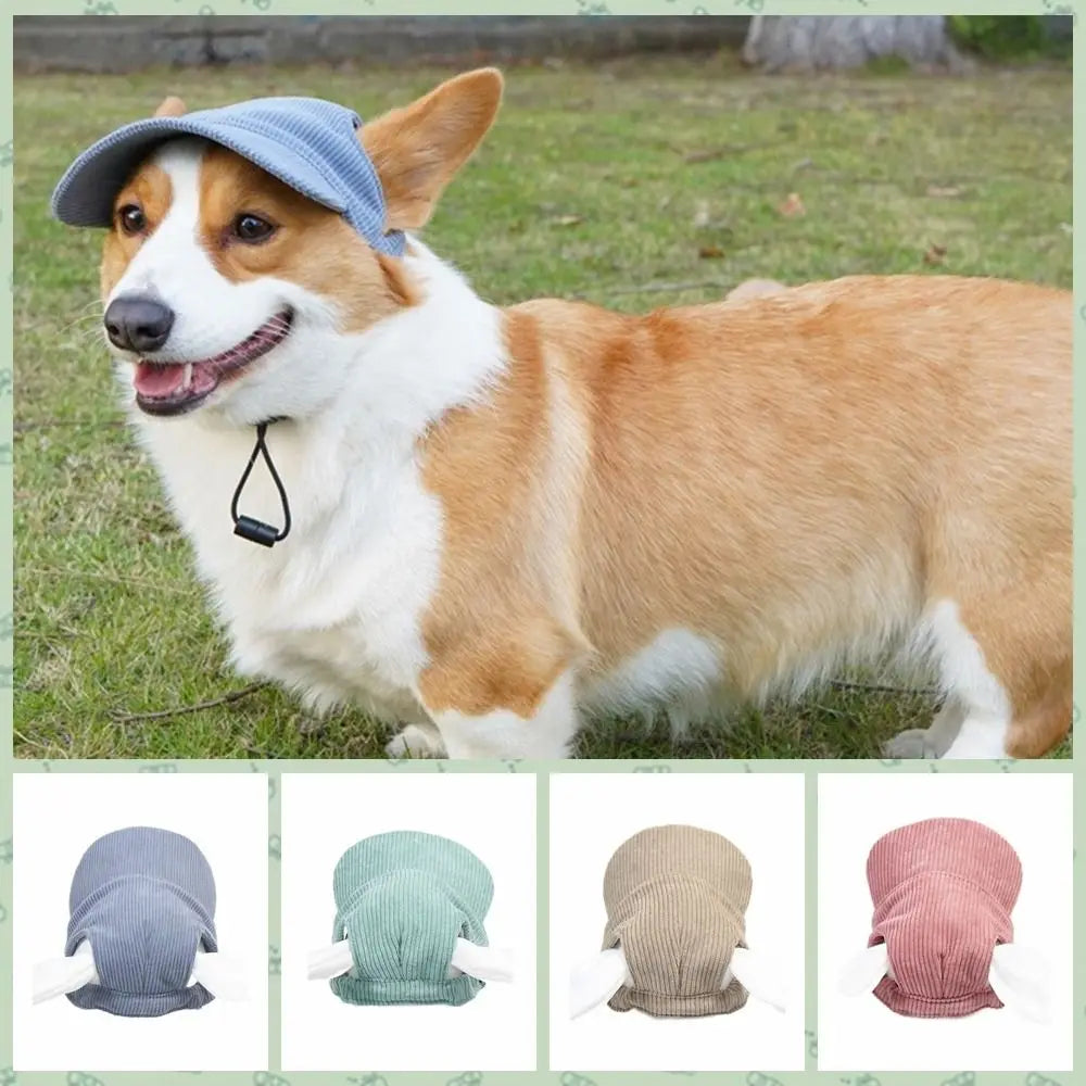 Pet Accessories Adjustable Dog Baseball Cap Soft with Ear Holes Pet Sun Hat Breathable Dog Parent-Child Hat For Dogs Cats